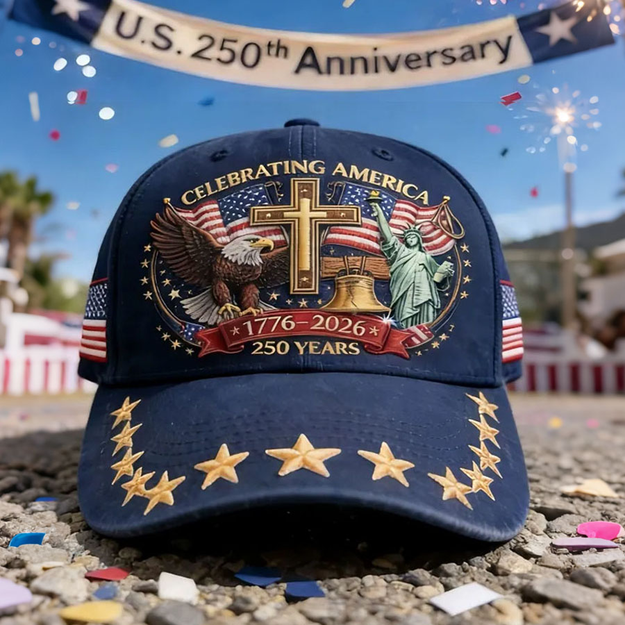 Unisex Independence Day, American Flag Printing Celebration, Commemorative Casual Baseball Cap