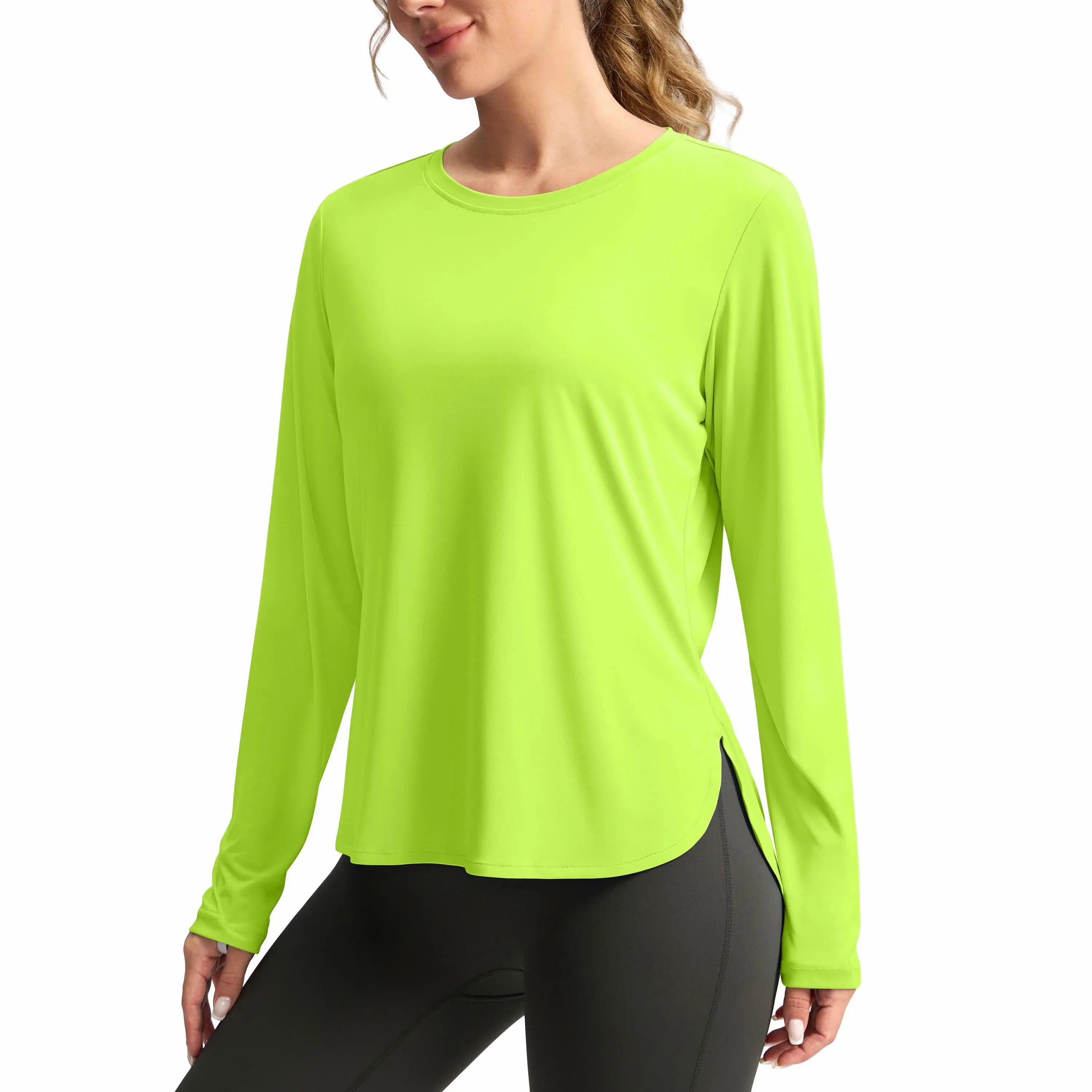 Women's UPF 50+ Long Sleeve Sun Shirt – Lightweight Quick Dry UV Protection Top