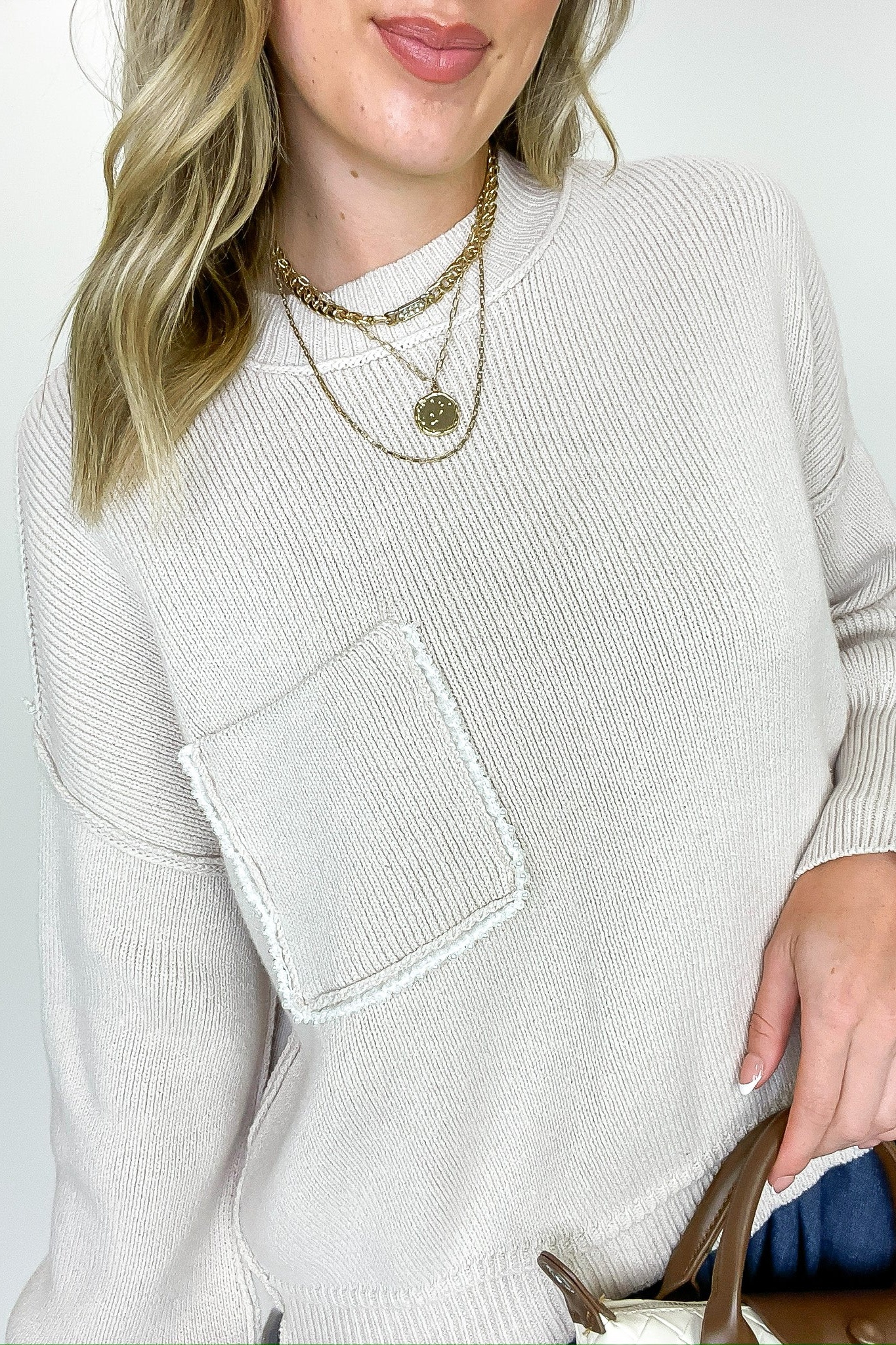 Knit Intentions Front Pocket Sweater