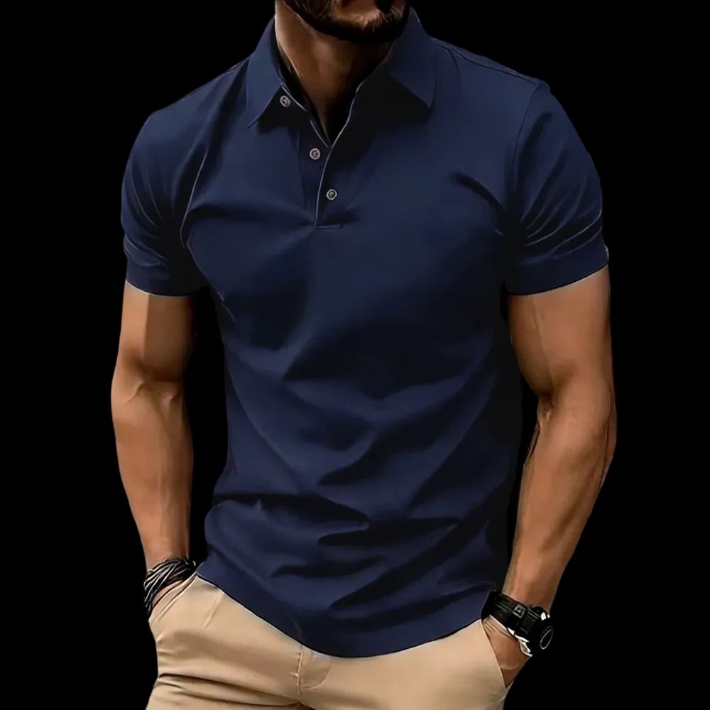 Men's Casual Business Polo Shirt