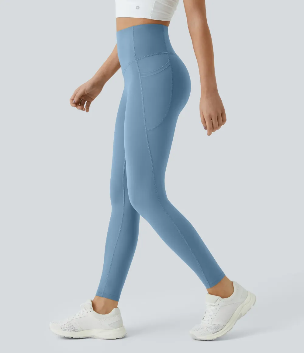 Women's High-Waist Shapewear Leggings With Pockets