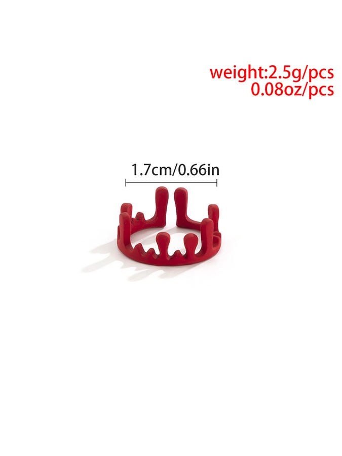 Halloween Bleeding Crown Ring For Women
