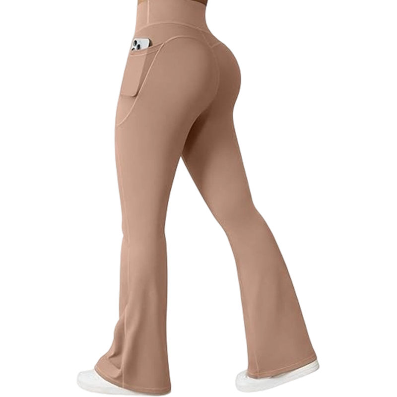 Women High Waist Butt Lifting Bottoms with Pockets