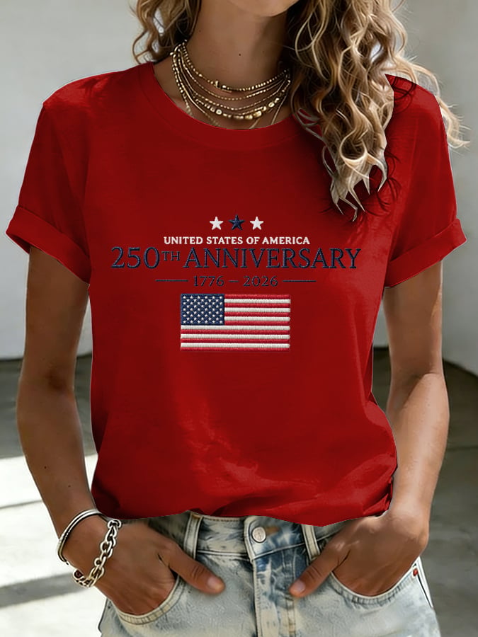Women's Casual U.S. 250th Anniversary T-Shirt