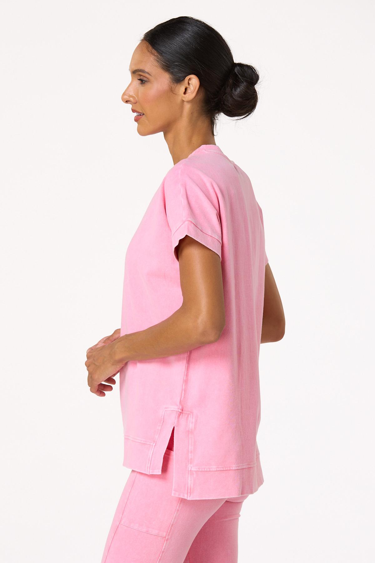 Washed Pink Top