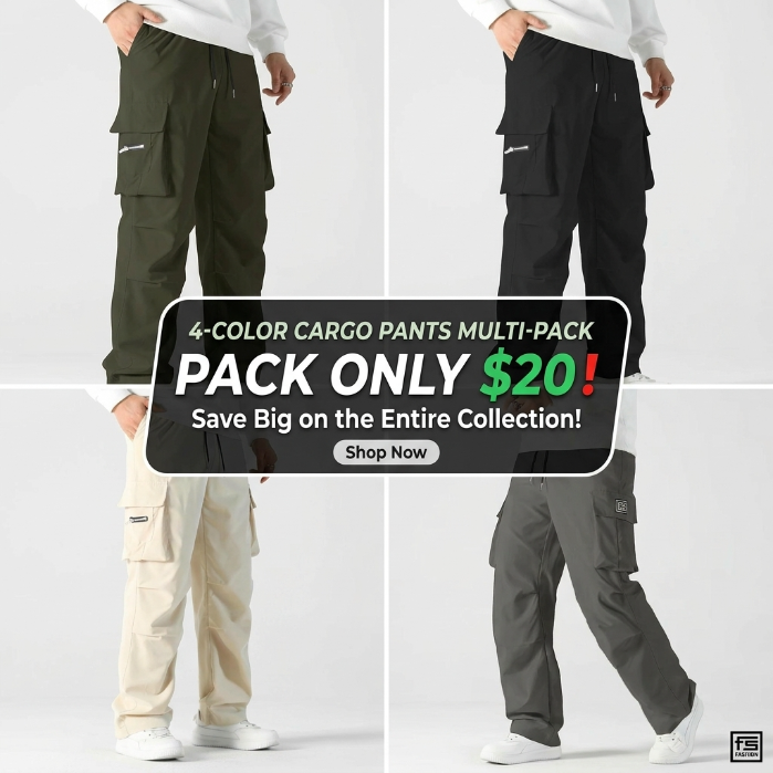 Men’s Tactical Cargo Pants – Multi-Pocket Outdoor Utility Trousers