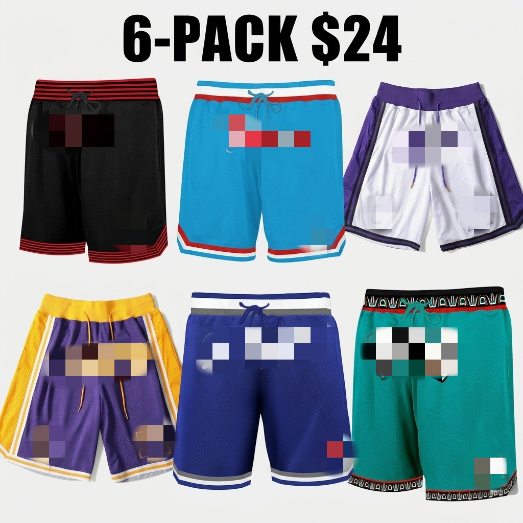 Men's Letter & Figure Embroidery Drawstring Waist Shorts