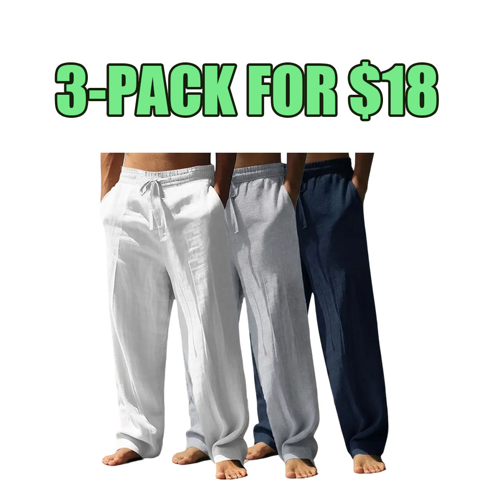 Men's Casual Lightweight Drawstring Pants - Comfortable & Versatile