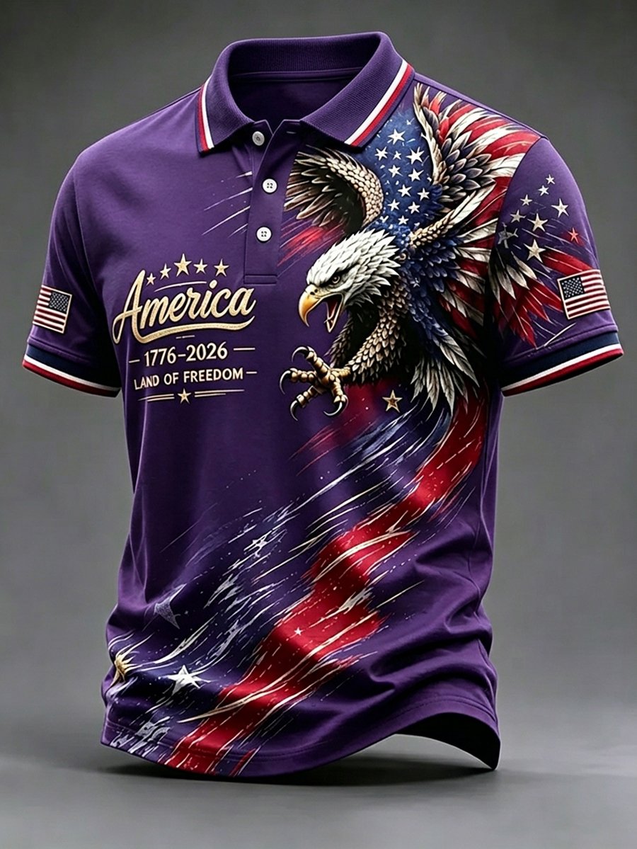 Men's U.S. 250th Anniversary Short-Sleeve Polo Shirt