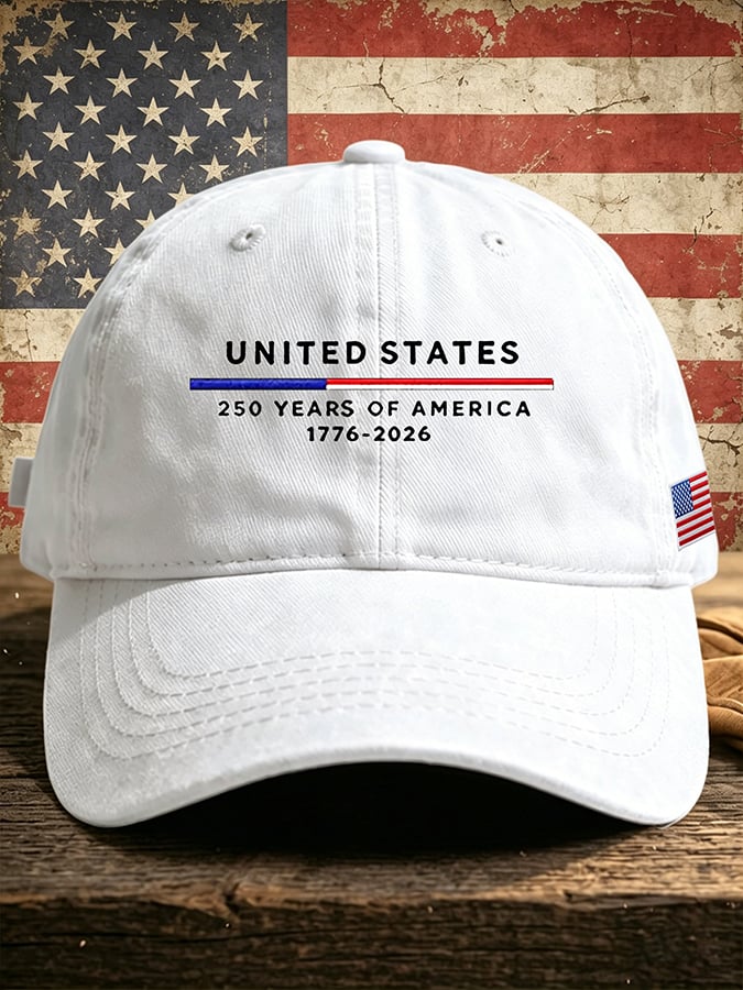 Unisex American Flag 250Th Anniversary Printed Hat