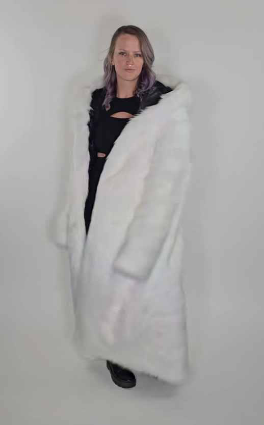 Snow Angel Glow: The Weighted Coat That Lights Up the Night