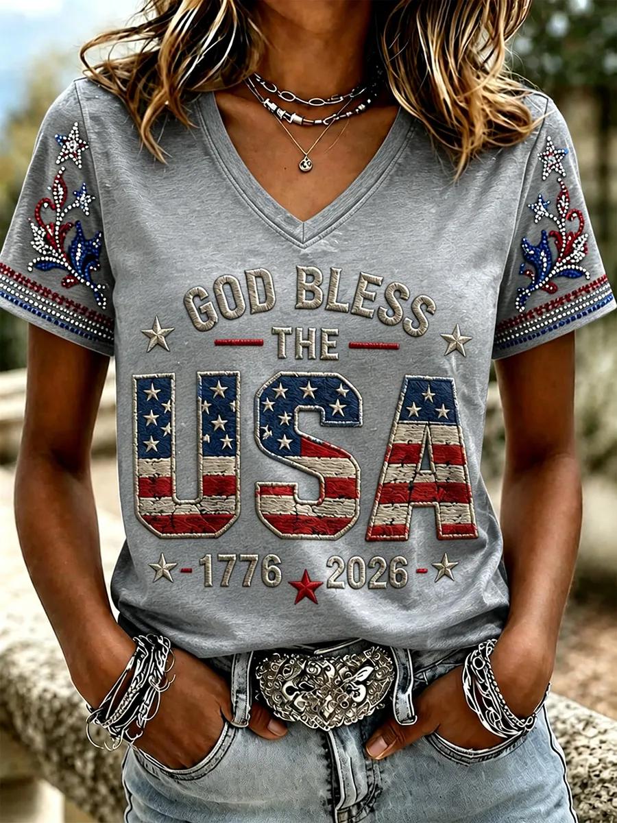 Women's Casual Faith Graphic Print T-Shirt