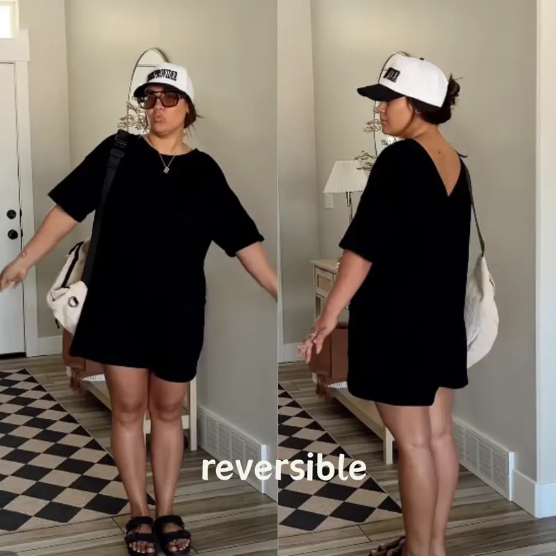 Women's Oversized Casual Athletic Romper