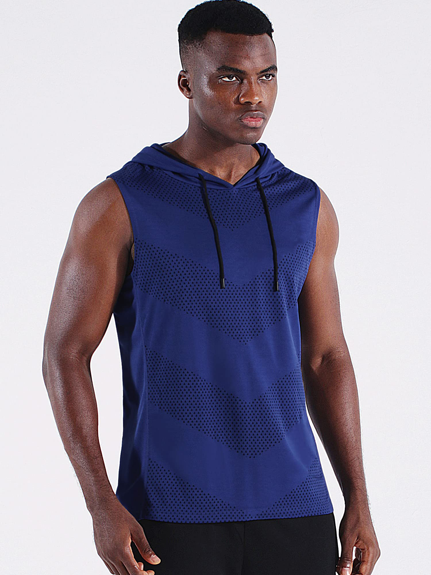 Men's Workout Tank Tops 3 Pack Sleeveless Running Shirts with Hoodie Sports Fitness Vest Sports Vests SpringStatements