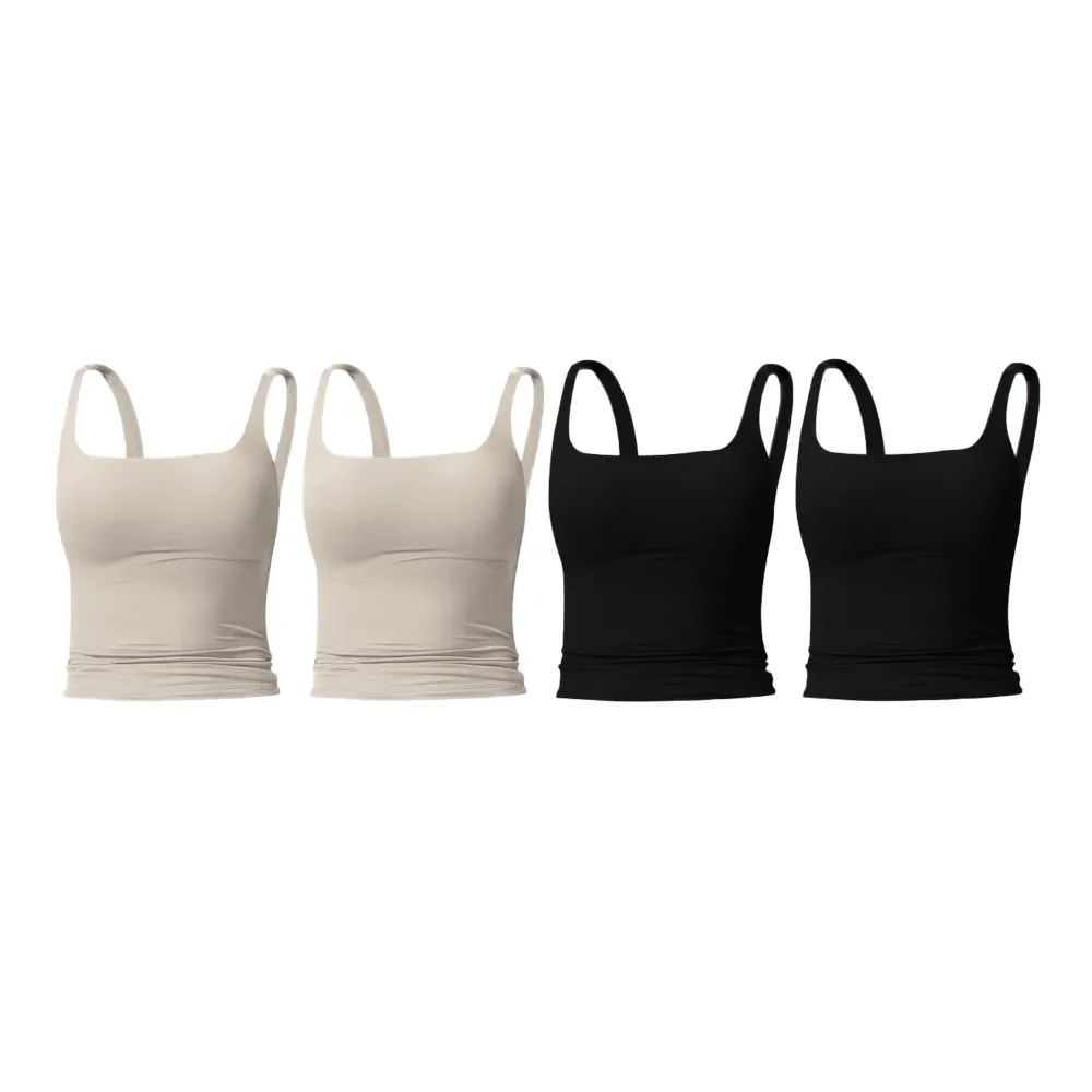 Women's Solid Color Sports Tank Top
