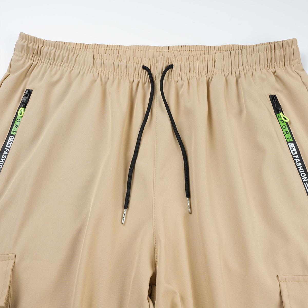 Men's Cargo Pants (with Zipper Pockets)