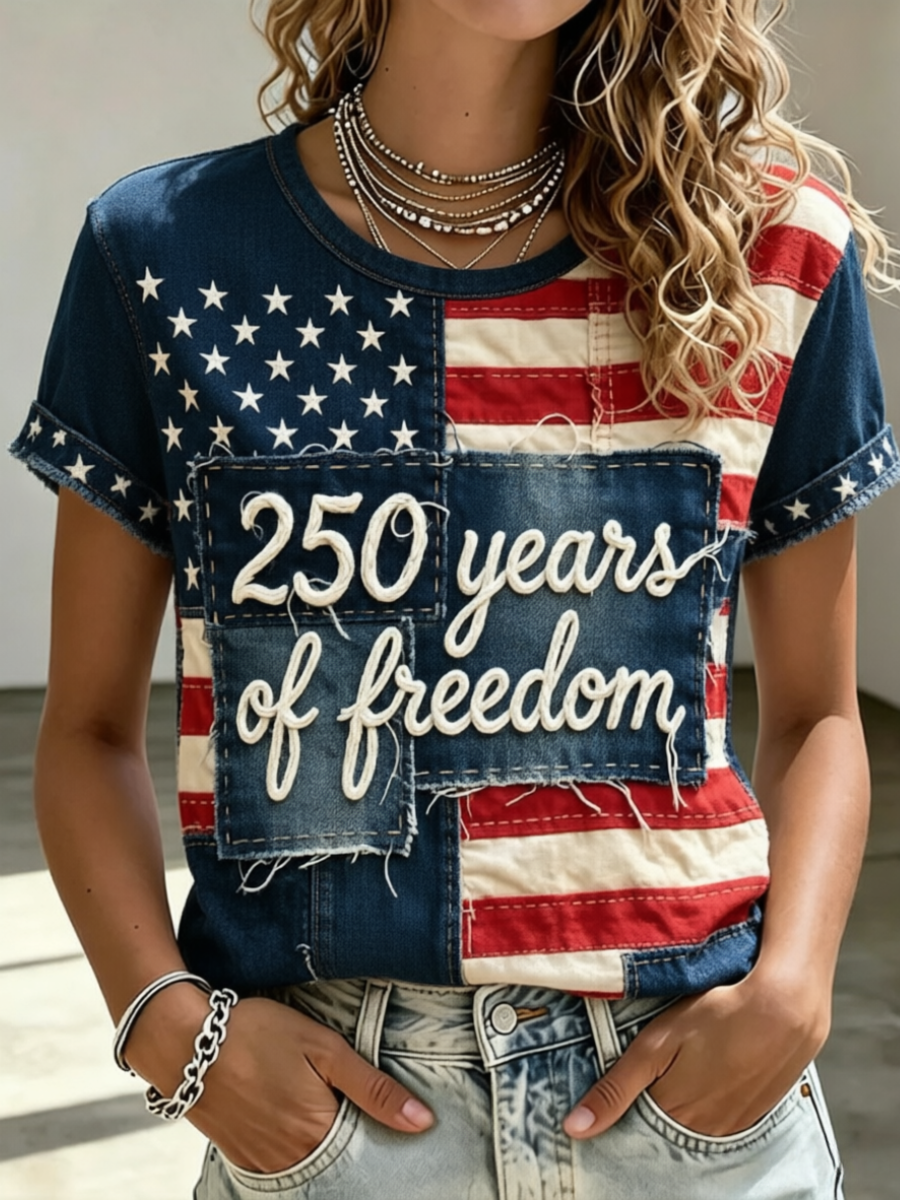 Women's 250th Anniversary Printed T-shirt