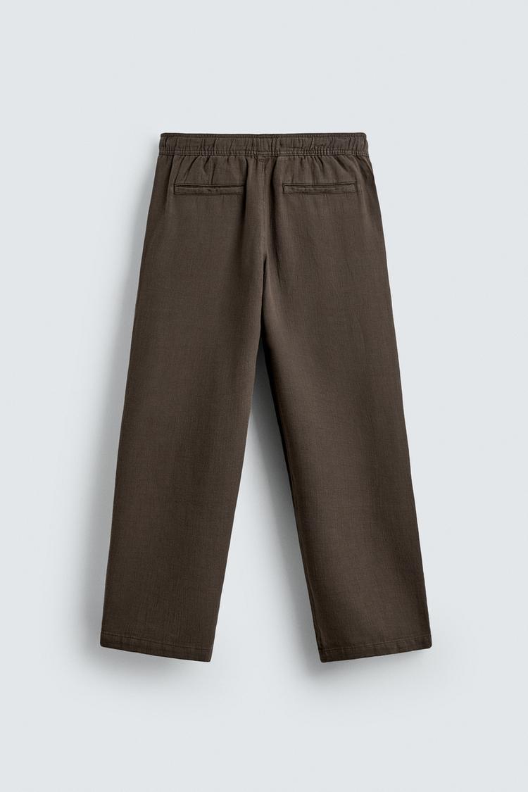 Men's Relaxed Fit Textured Pants