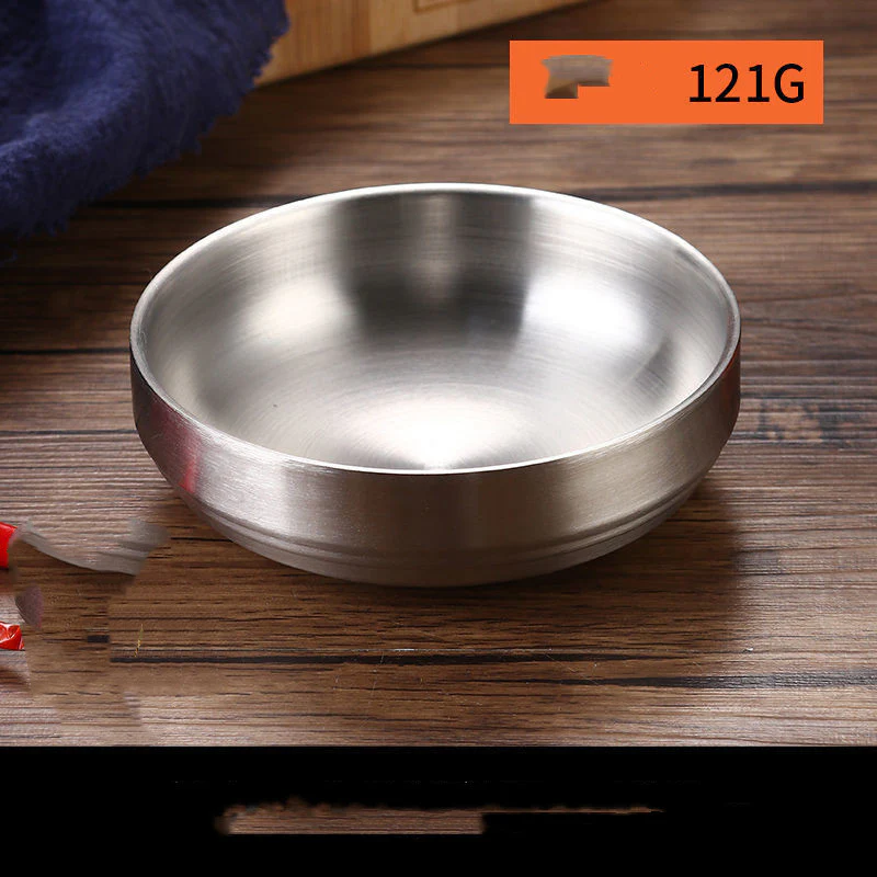 Bowls-Stainless Steel Gold & Silver