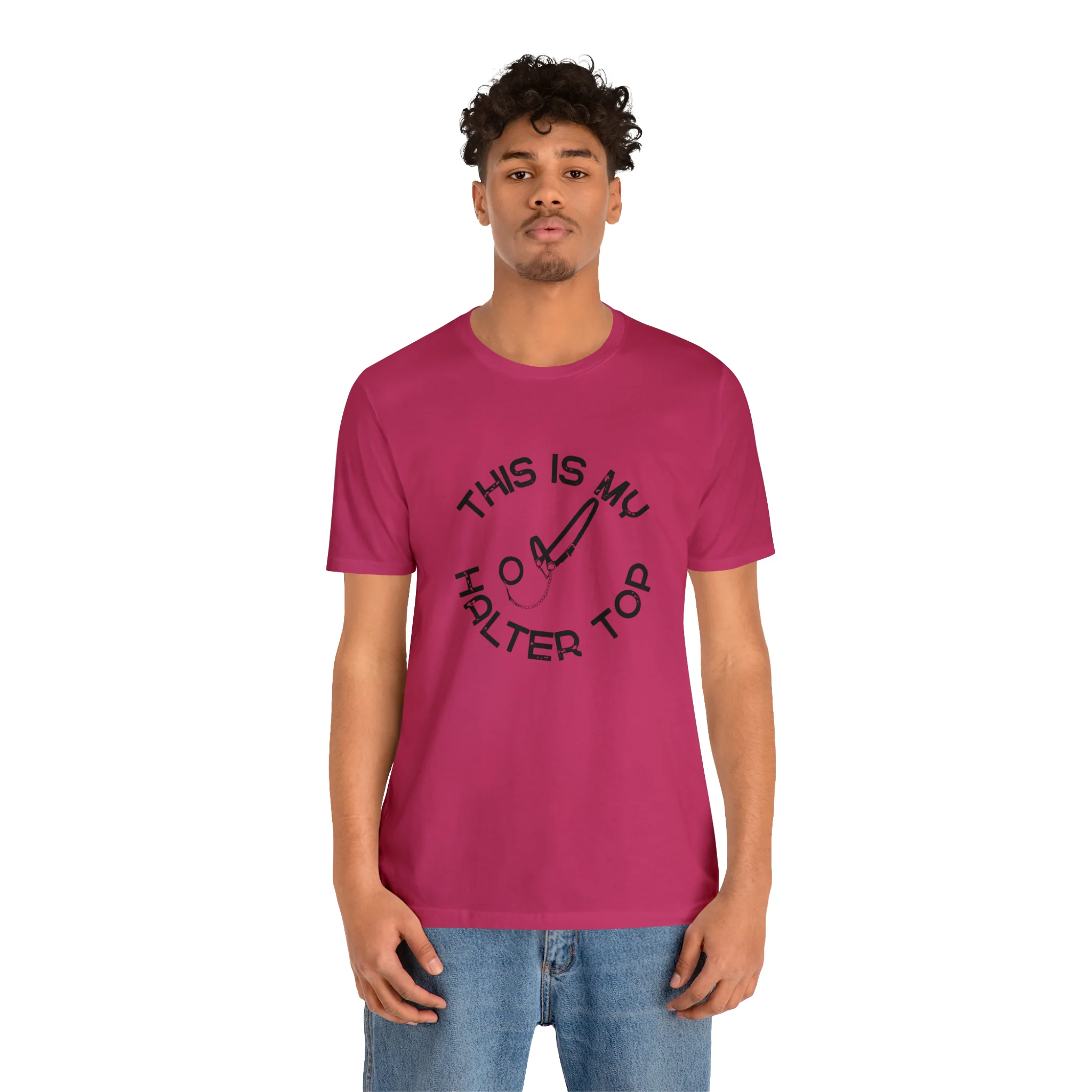 This is My Halter Top Unisex Jersey Short Sleeve Tee