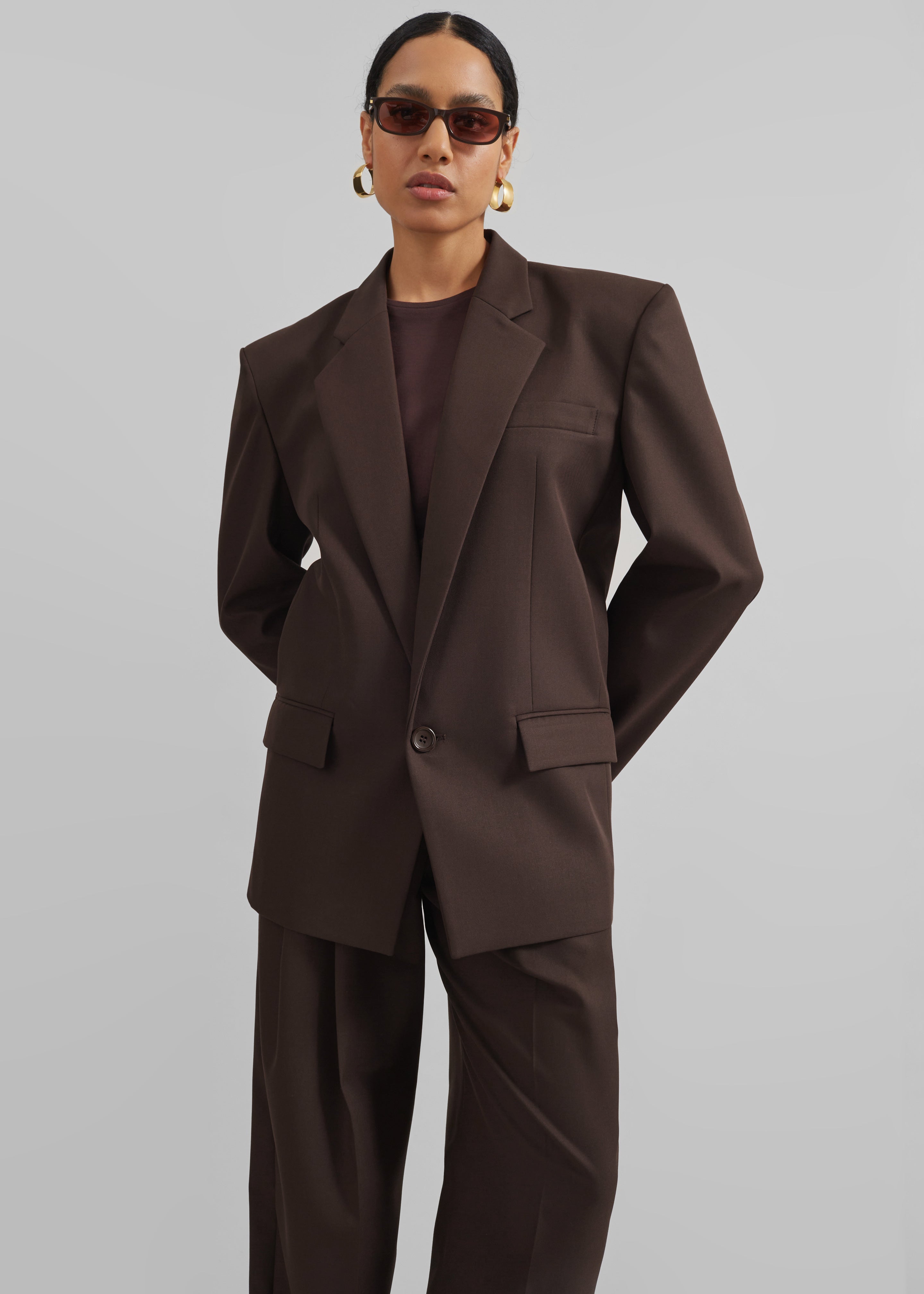 Jun Blazer - Brown