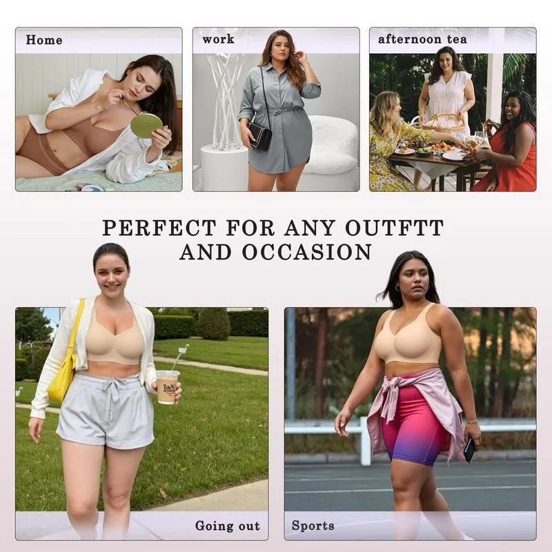 Women Wirefree Bras for Women Full Coverage No Underwire Everyday Bras