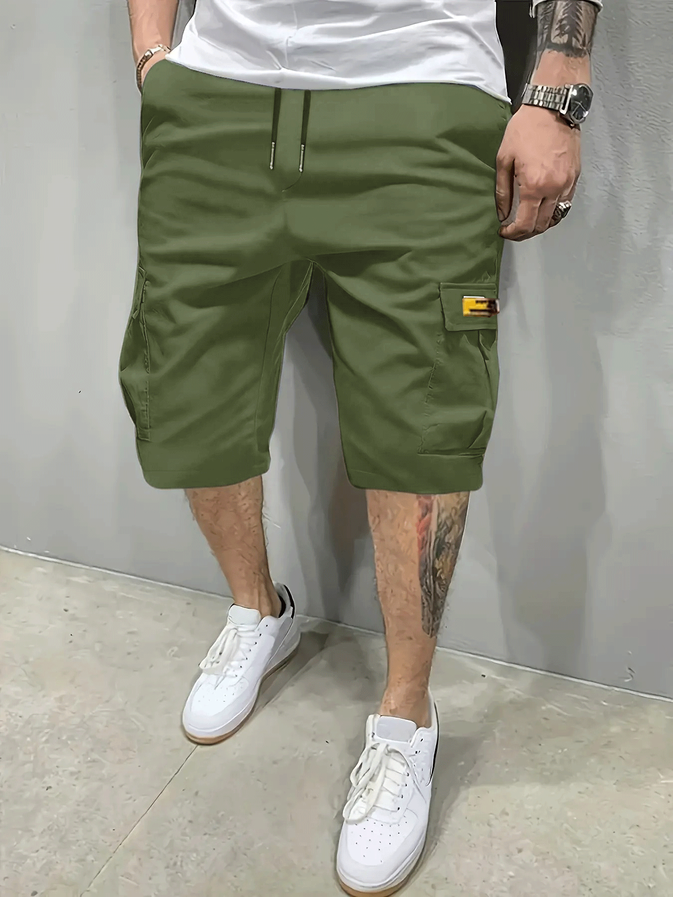 Men's Casual Summer Shorts – Slanted Pocket Everyday Comfort