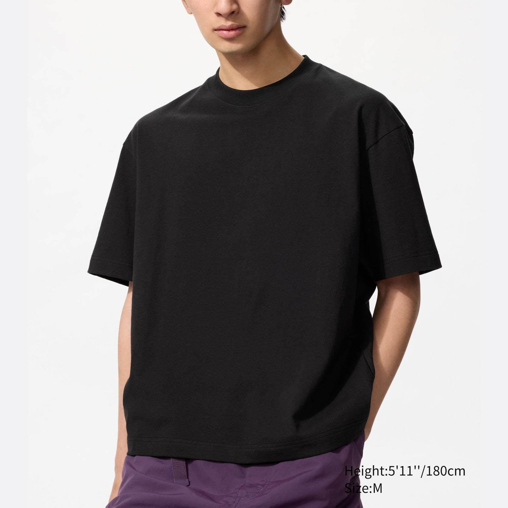 Boxy Cropped 100% Cotton T-Shirt