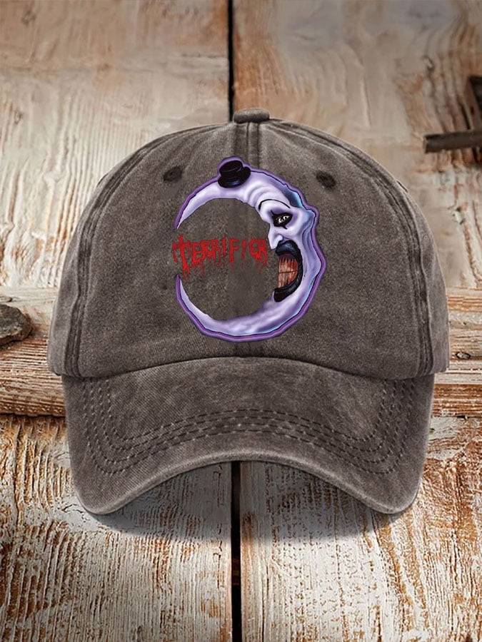 Unisex Halloween Horror Print Hat