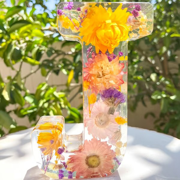 Handmade Floral Night Light From A to Z