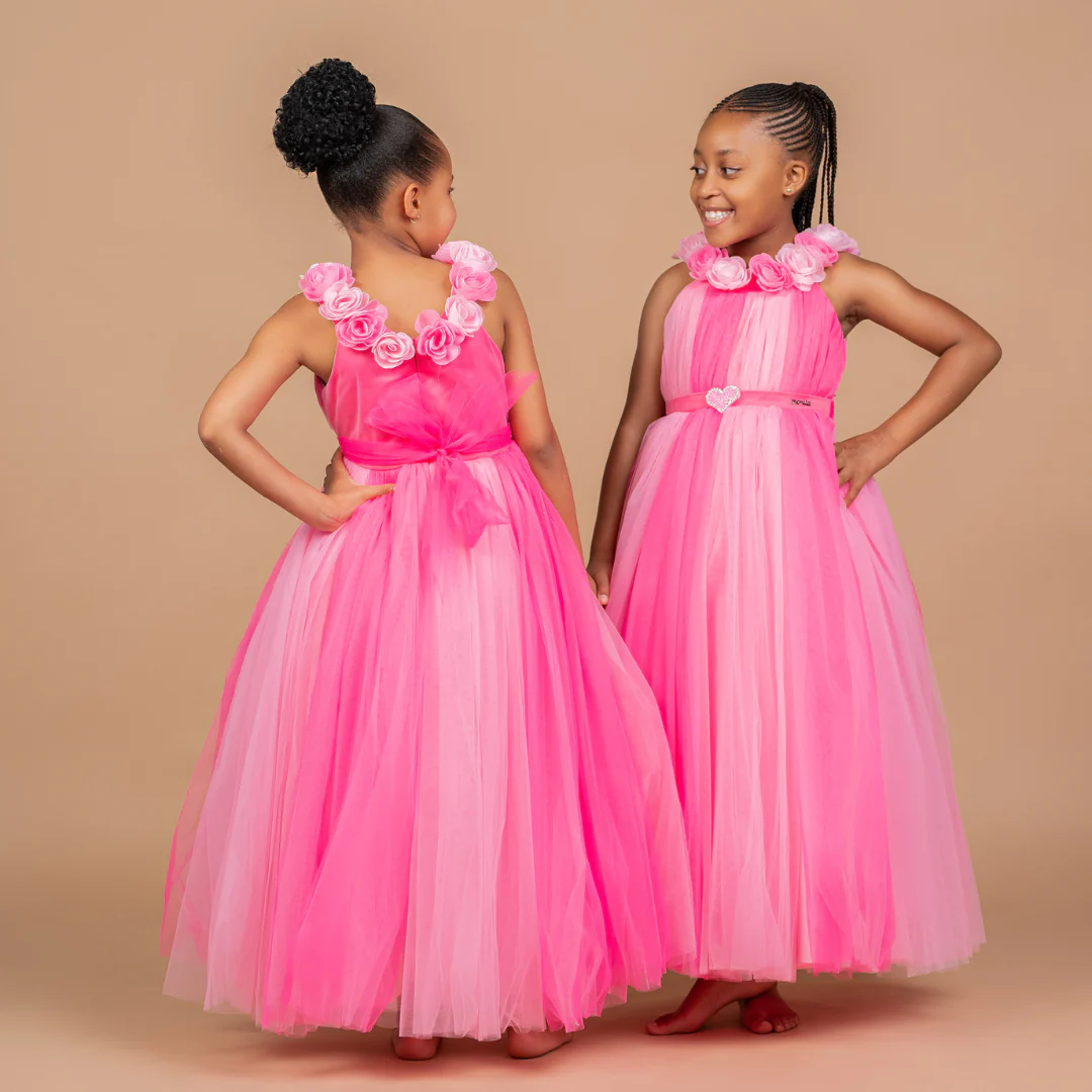 Pink Swirl Dress