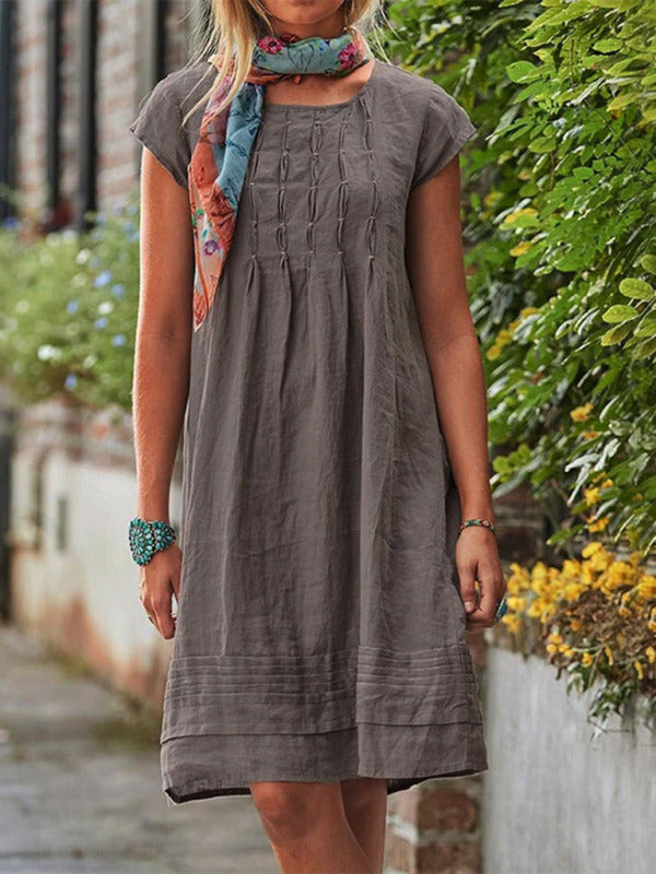 Loose Midi Skirt Slimming Dress