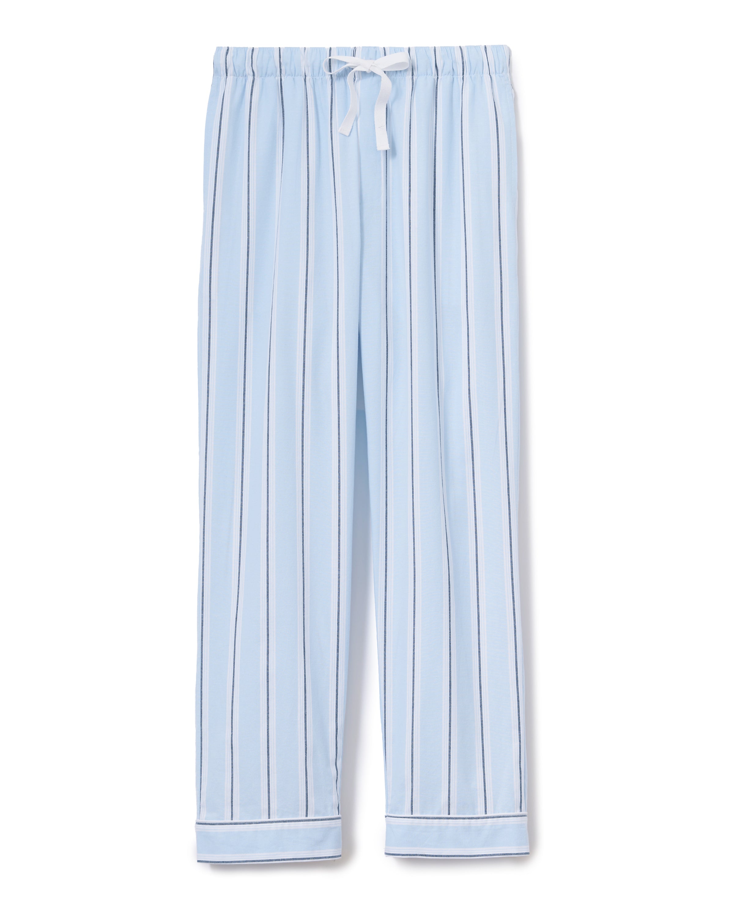 Men's Twill Pajama Pants in Coastal Stripe