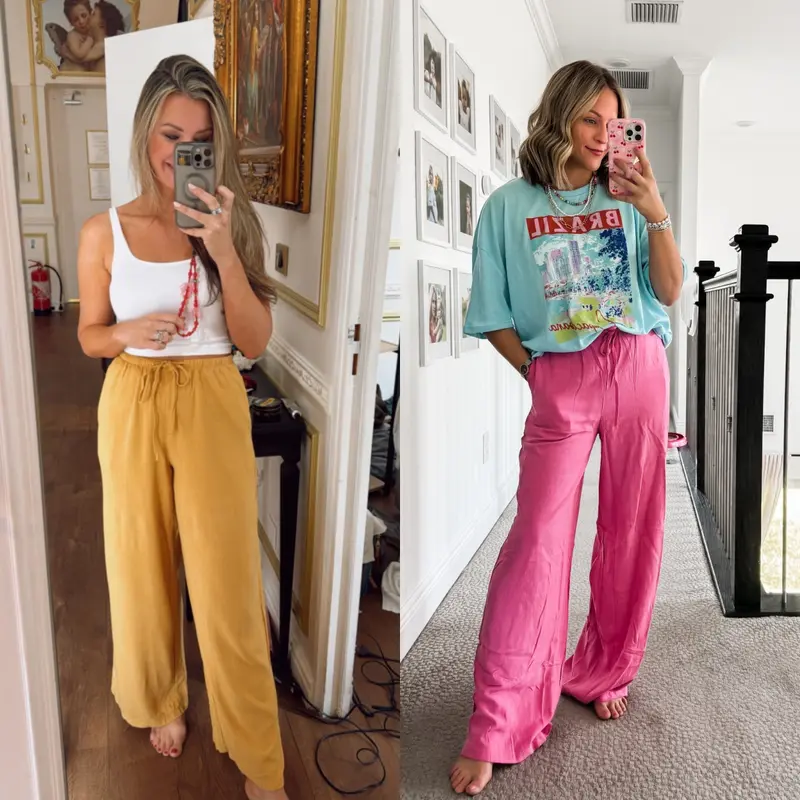 🔥2026 Palazzo Pants for Women - Beach to Street Wide Leg + Pockets