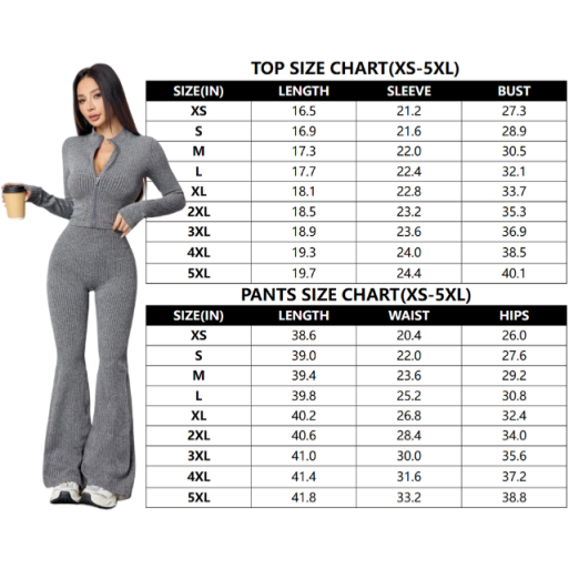 Women's Winter Knitted Two-Piece Set