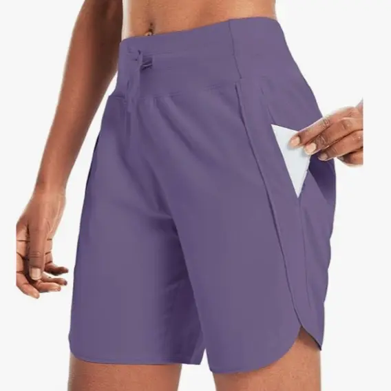 Women's 3‘’/5''/7'' Athletic Long Running Shorts High Waistband Quick Dry Bermuda Shorts for Gym Hiking Workout Lounge Casual Womenswear
