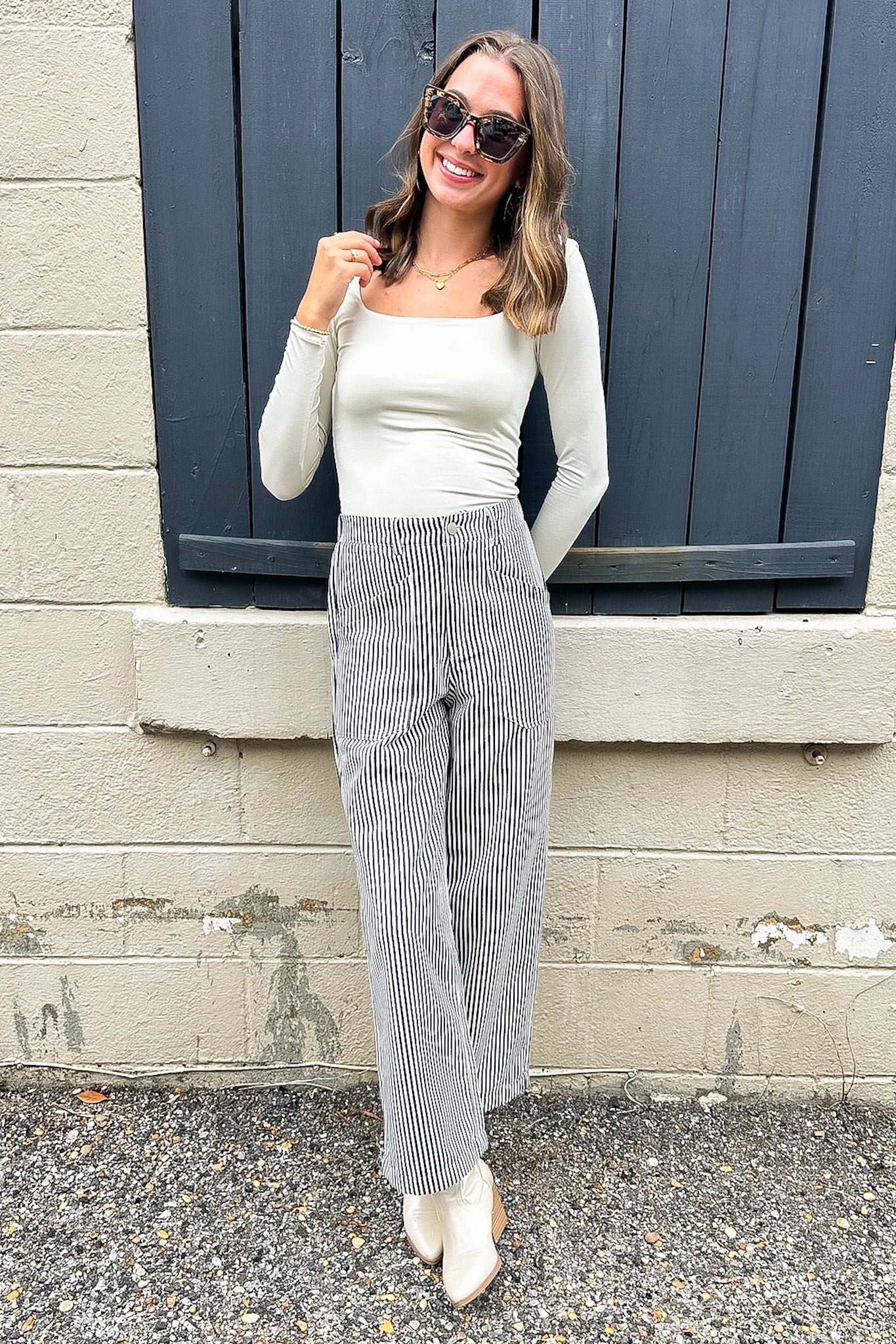 Pinstripe Pants