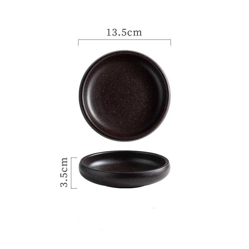 Shallow Ceramic Disc Bowls