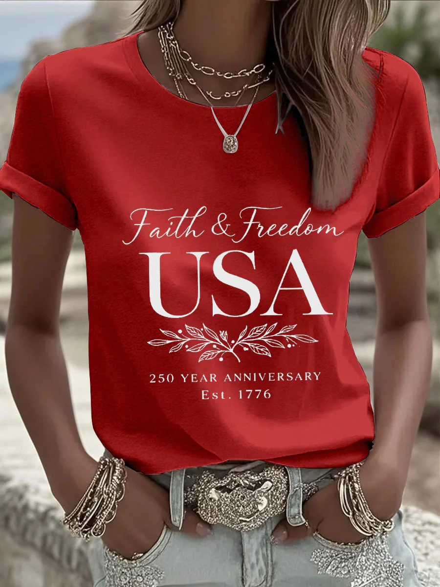 Women's 250th Anniversary Print T-Shirt