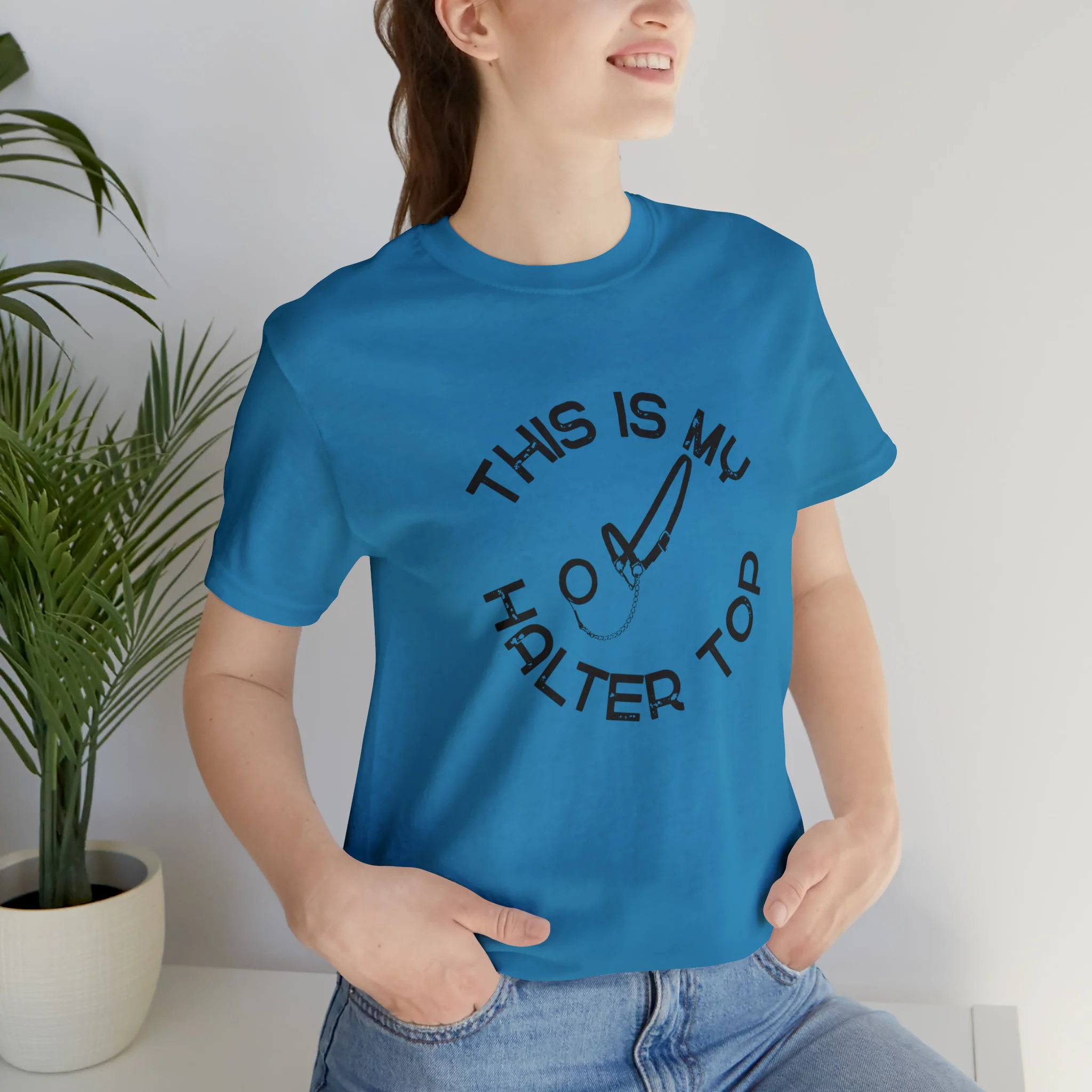 This is My Halter Top Unisex Jersey Short Sleeve Tee