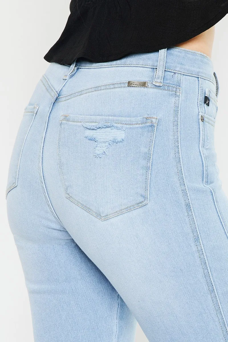 High Rise Curvy Flare Jeans