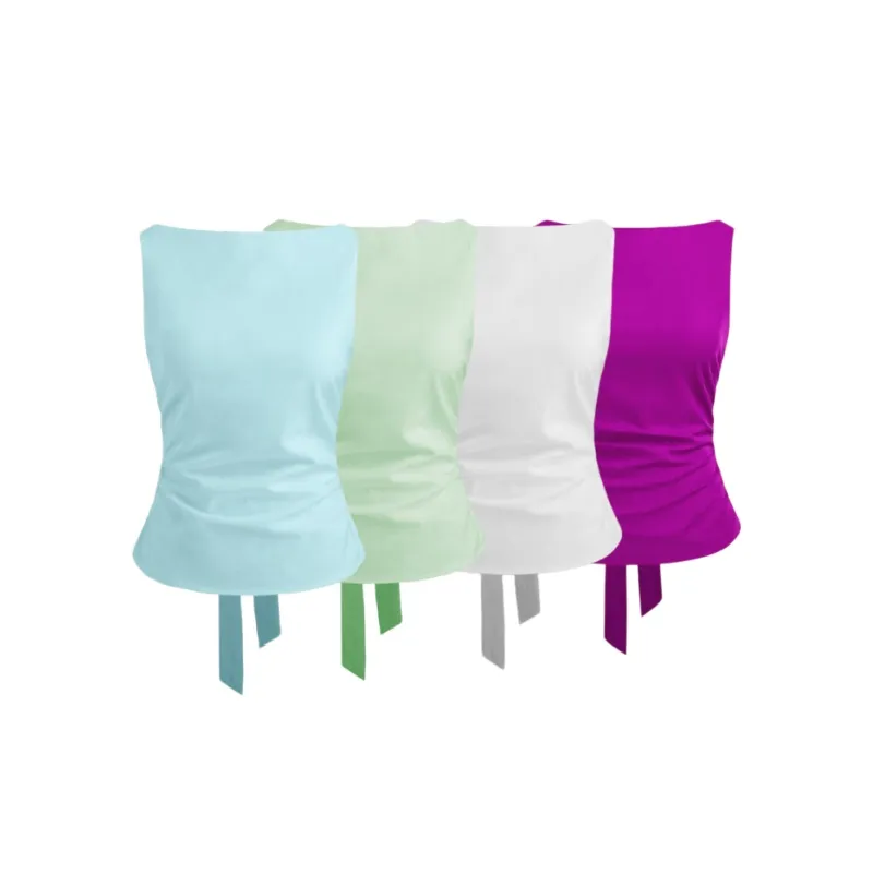 Ladies Lightweight Bow Detail Tops