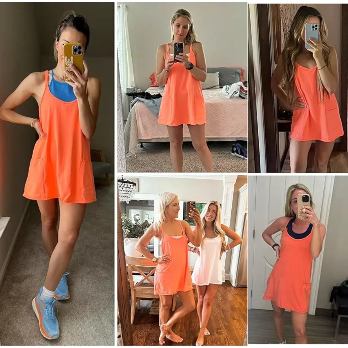 ⚡Mother's Day Sale🔥 Women's Summer Sleeveless Mini Dress with Built-in Shorts