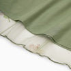 Family Matching Polo Collar Short-sleeve Shirt or V-neck Strappy Mesh Dress  Green