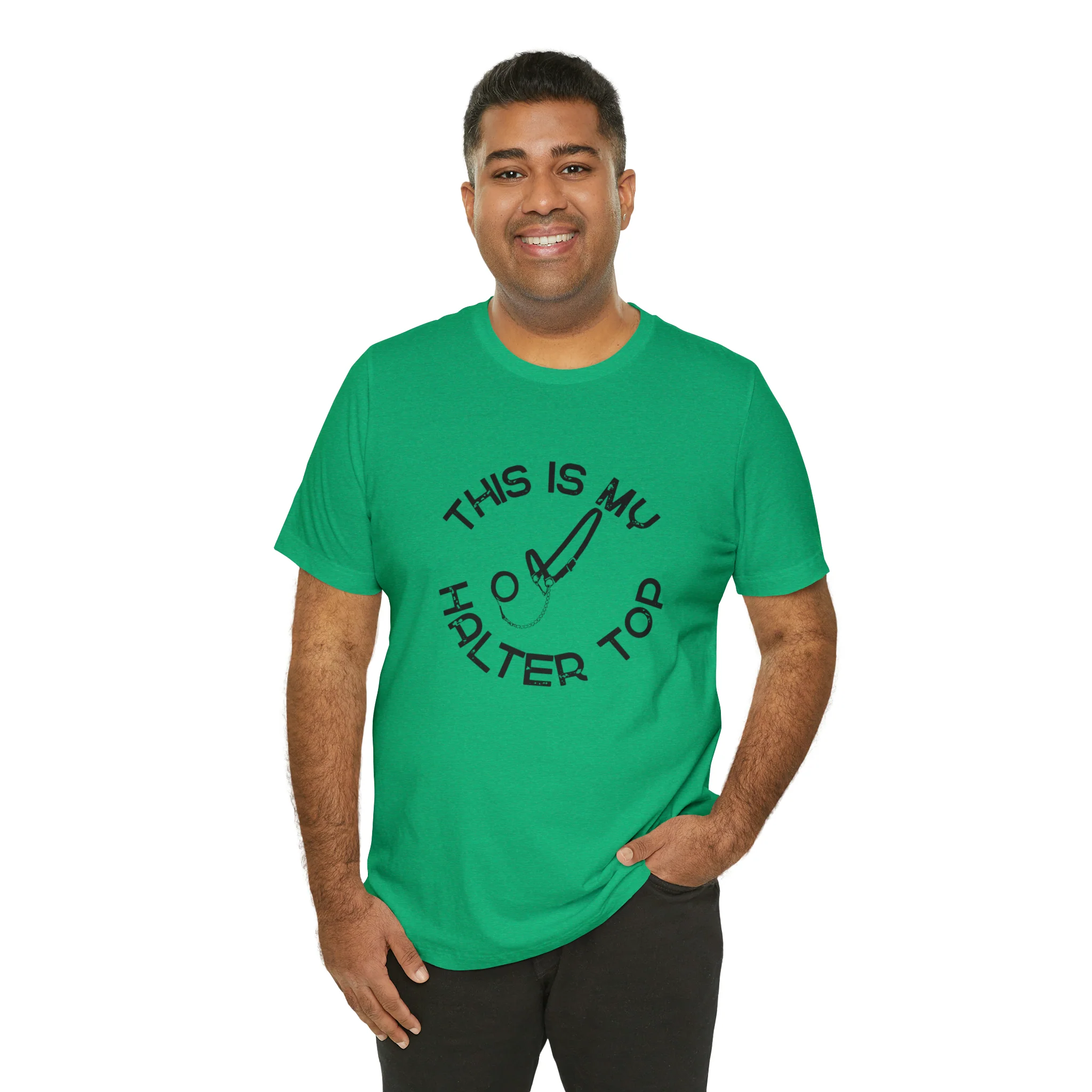 This is My Halter Top Unisex Jersey Short Sleeve Tee
