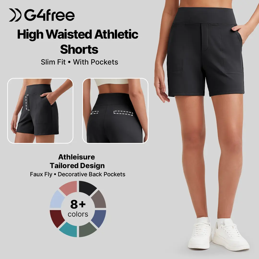 Women's Athletic Shorts High Waisted Running