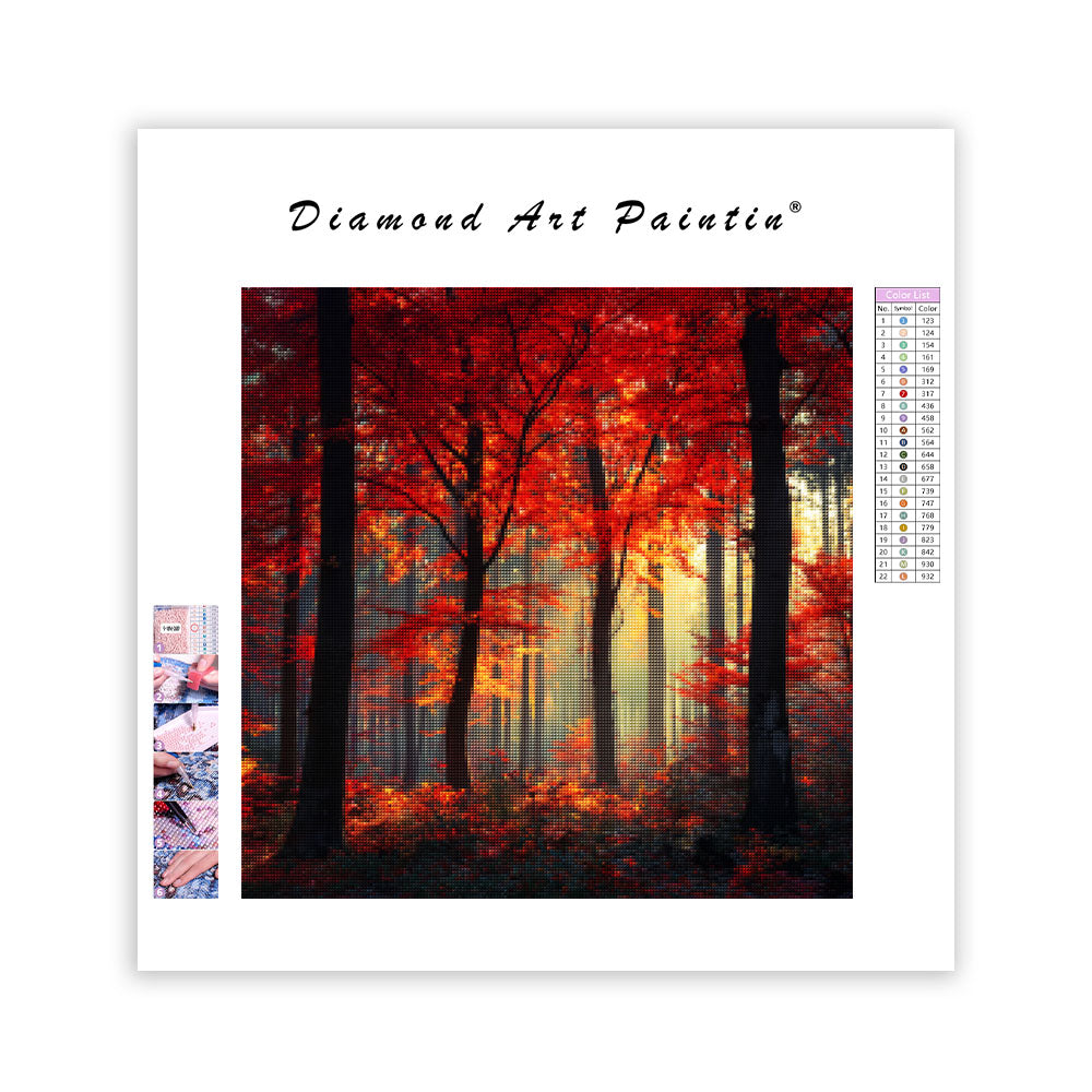 Autumn Forest - Diamond Painting