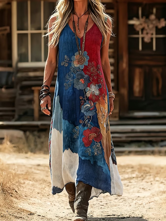 Women's sCasual Printed Dress