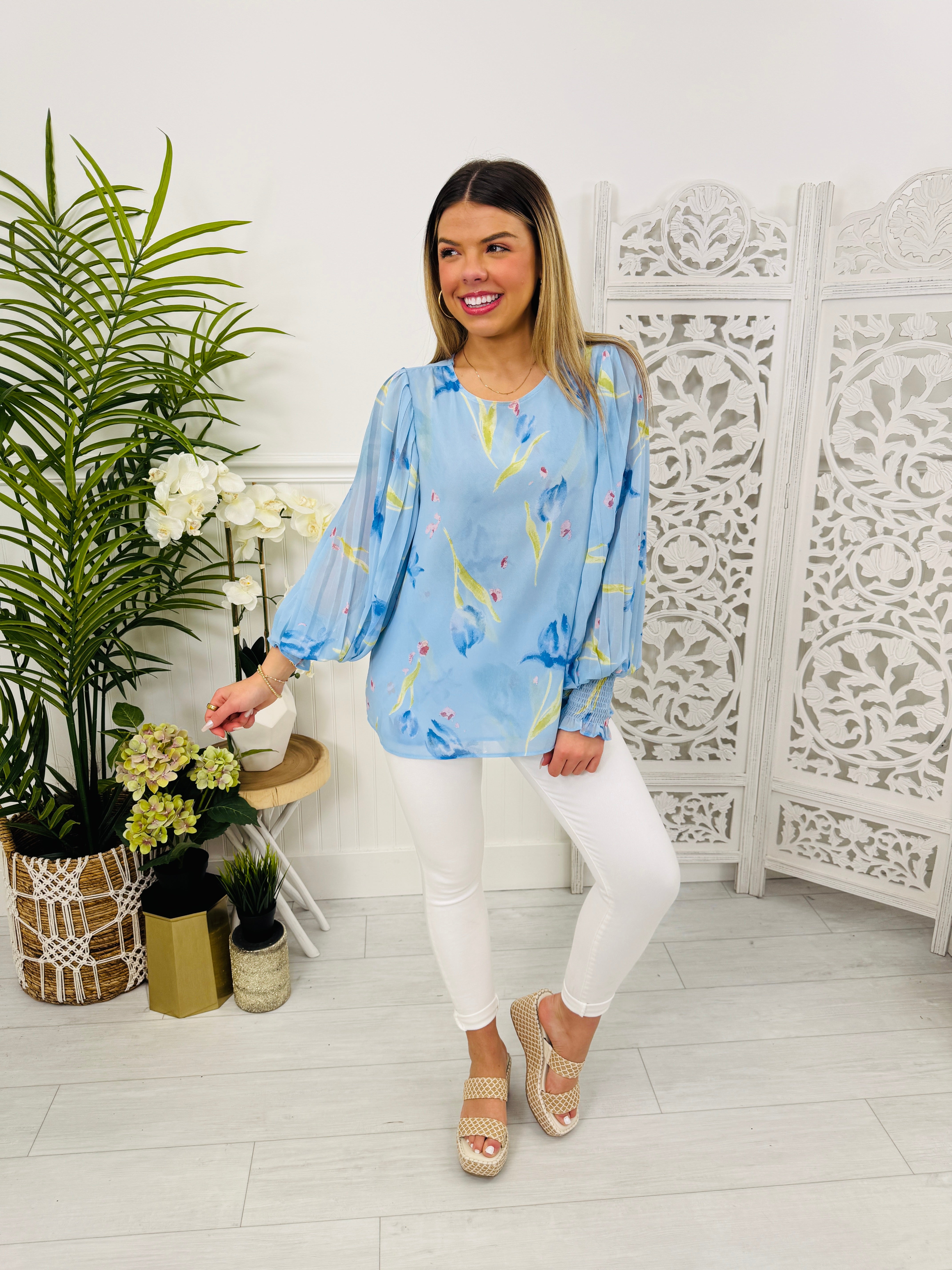 Pleated Grace Top