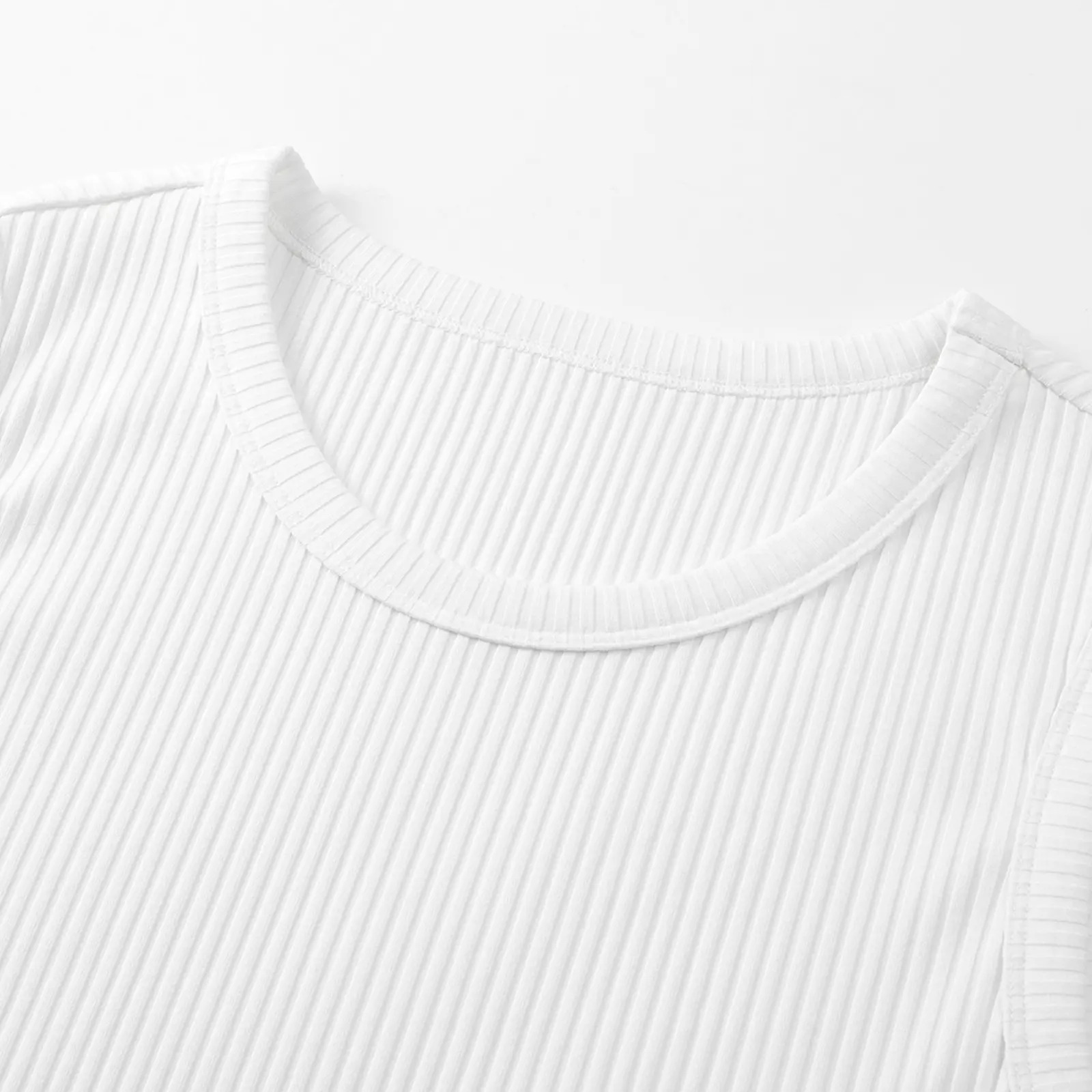Men's Wide Strap Ribbed Muscle Tank Top